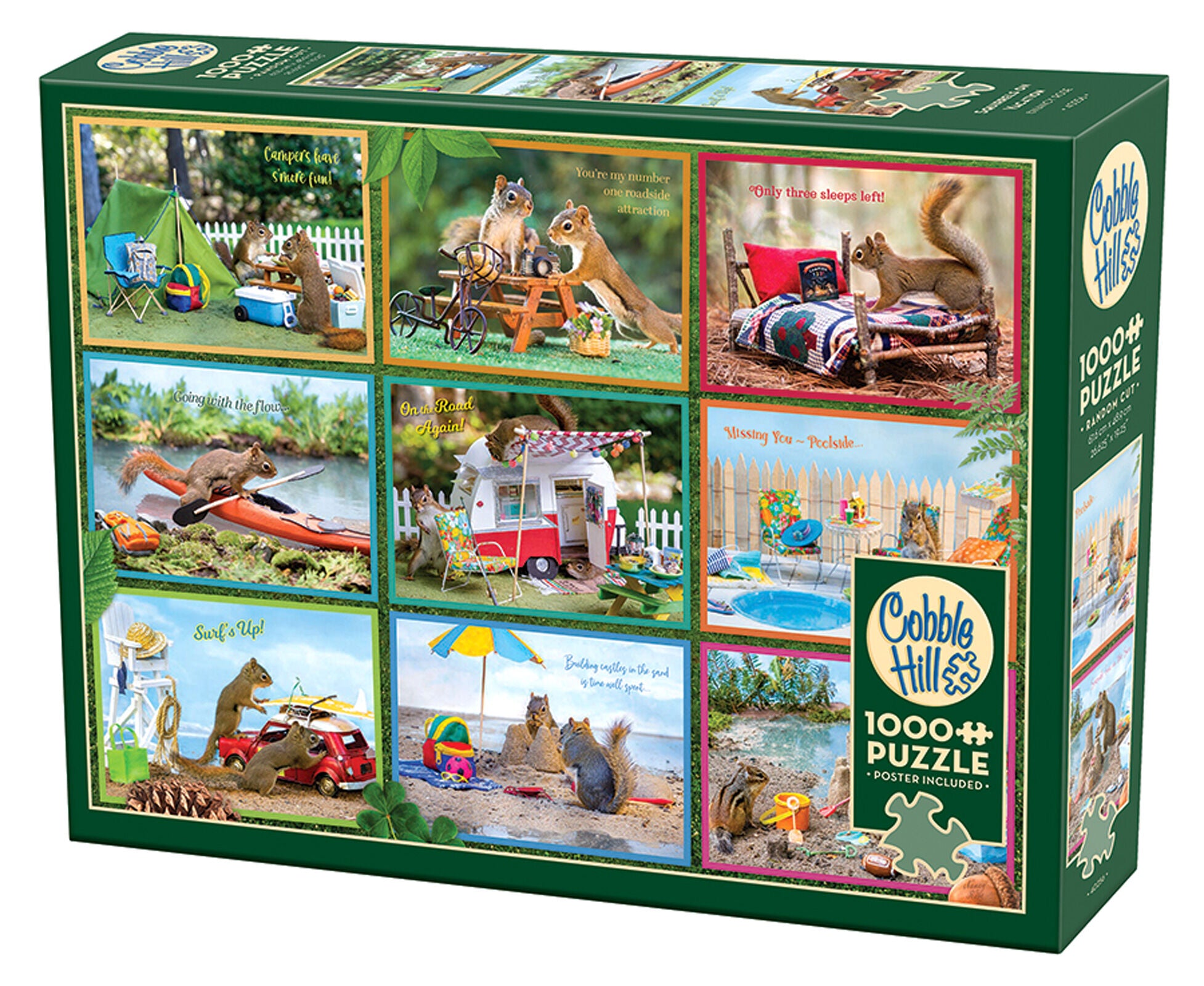 Puzzle 1000 Wiewiórki na wakacjach 112690