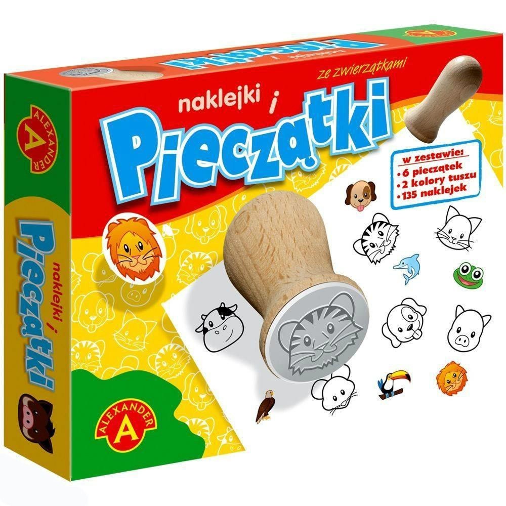 Pieczątki i naklejki ze zwierzątkami 1765