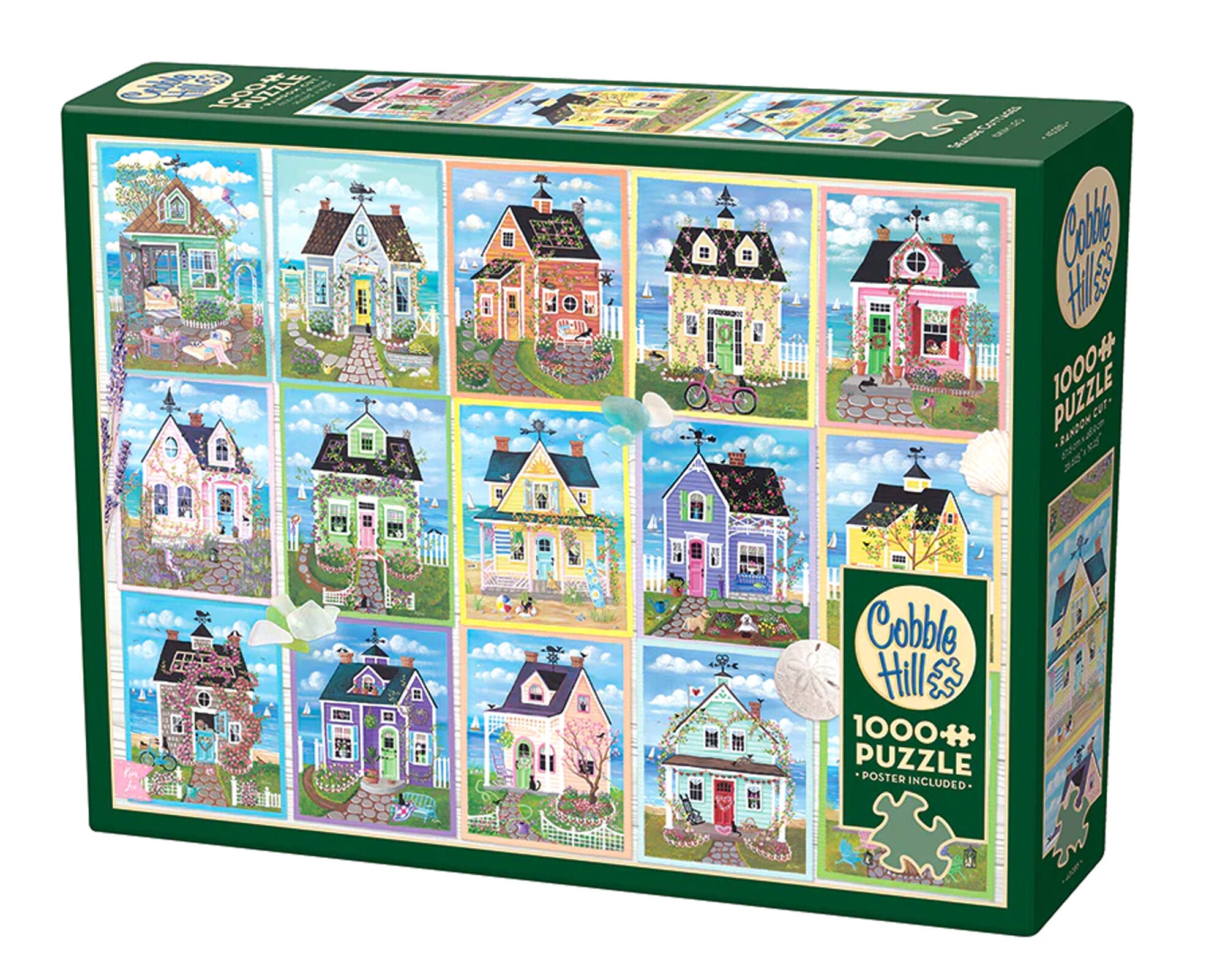 Puzzle 1000 Domki nad morzem 113097