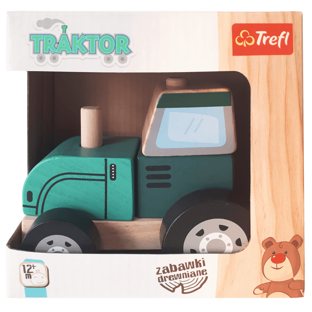 Samochód drewniany Traktor 61139