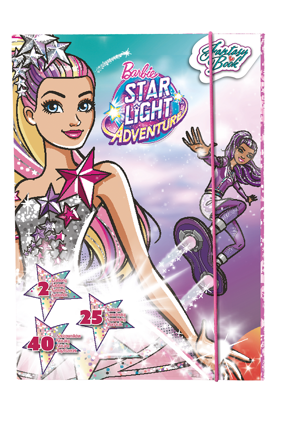 Szkicownik Barbie w kosmosie 2 szablony