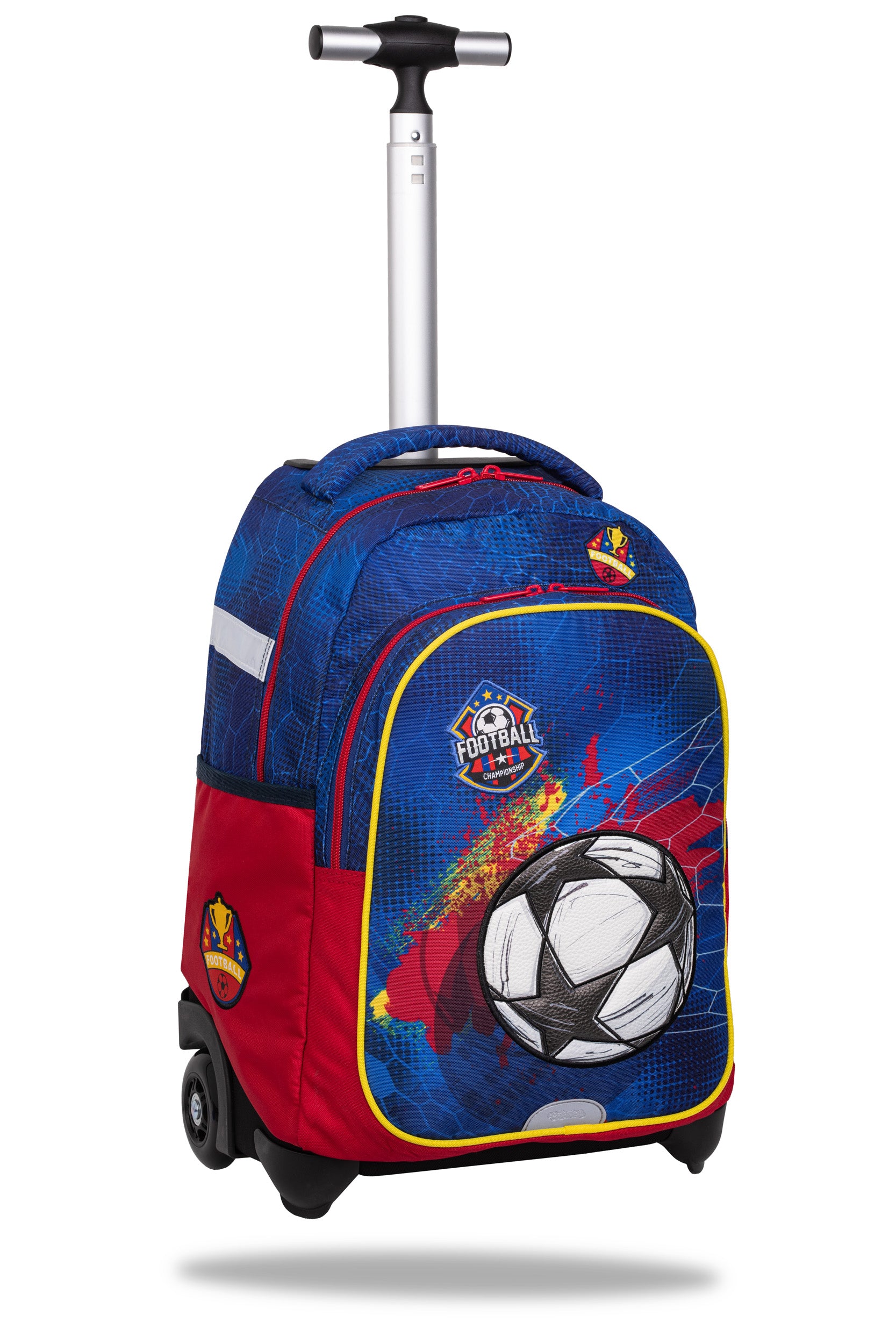 Plecak 2-komorowy na kółkach Colorino jack football