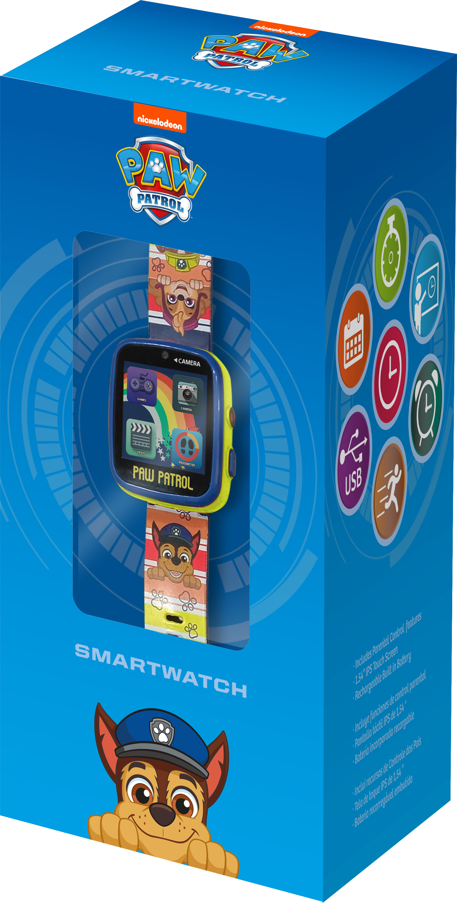 Zegarek smartwatch 15 funkcji Paw Patrol PW19836