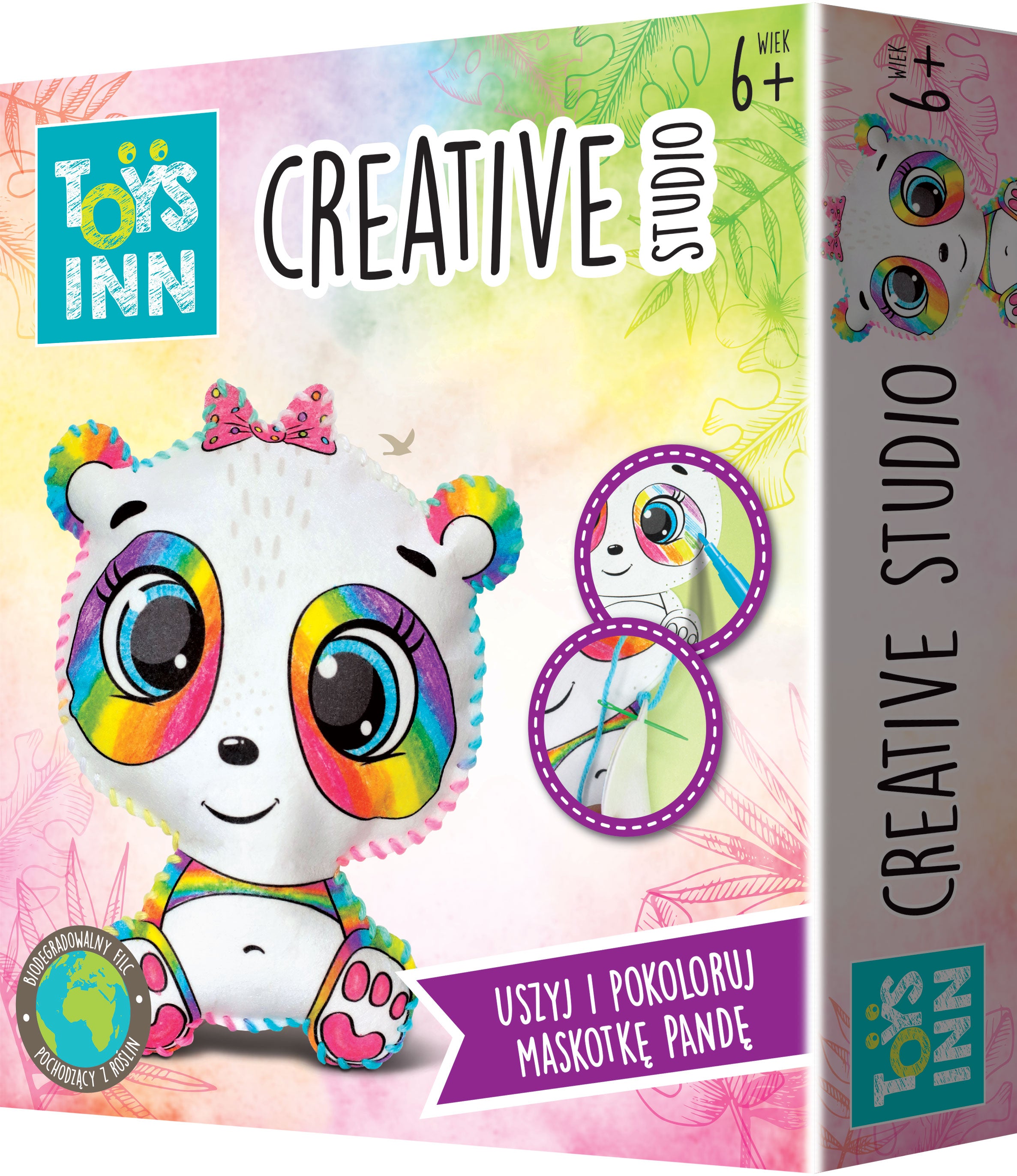 Creative studio panda zestaw do szycia i kolorowania ToysInn