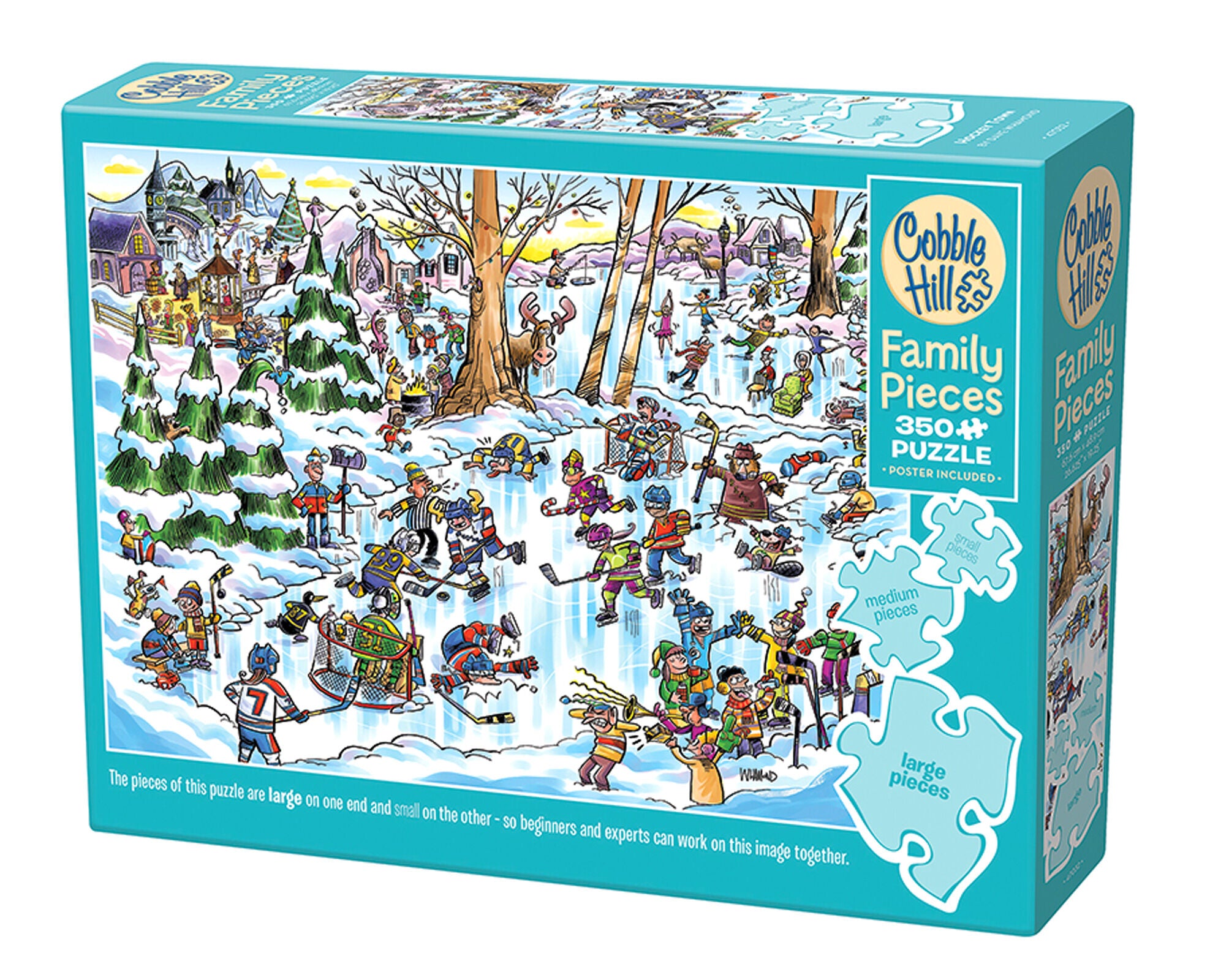 Puzzle 350 Hokejowe miasteczko 112687