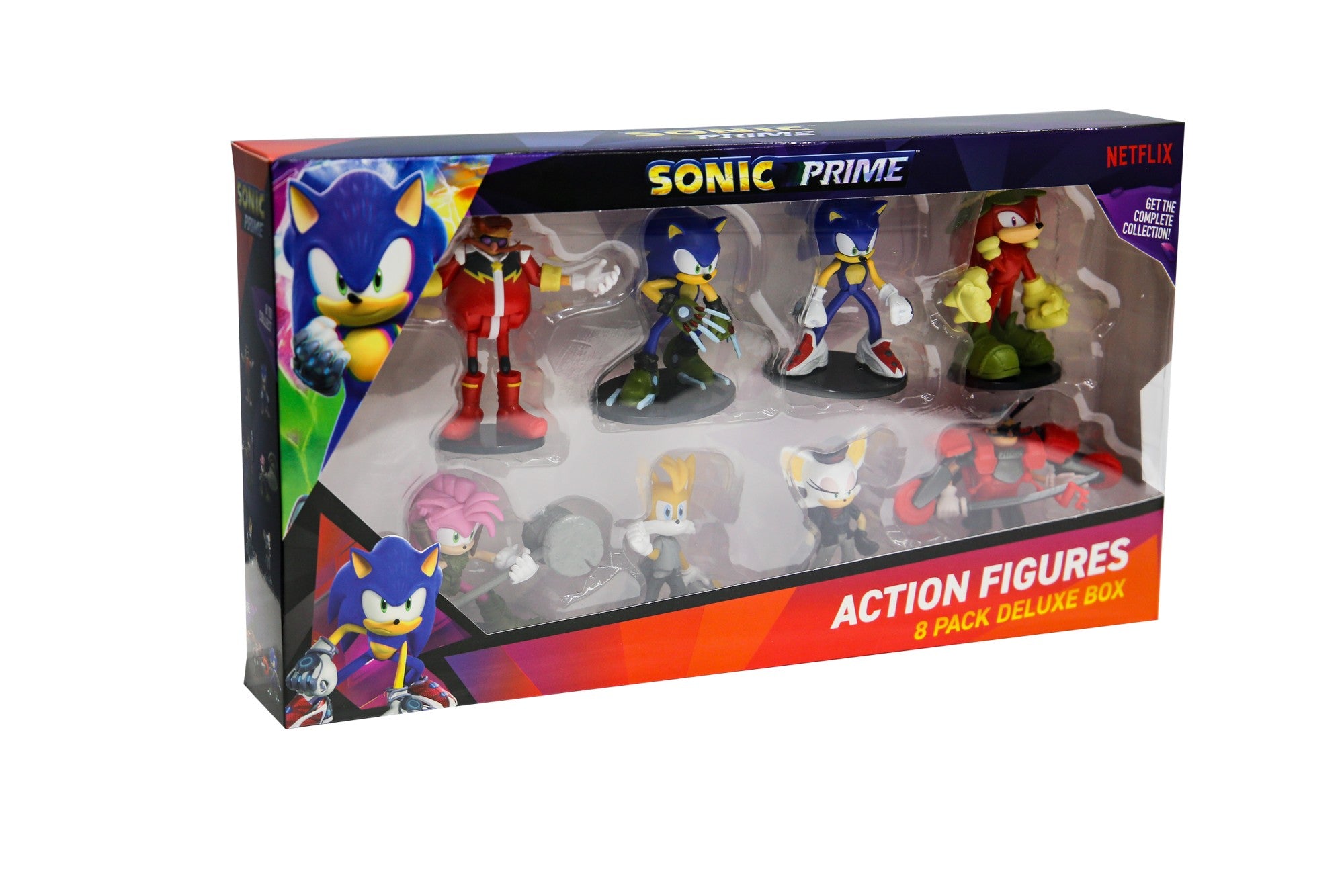 Sonic prime figurka akcji zestaw 8 figurek