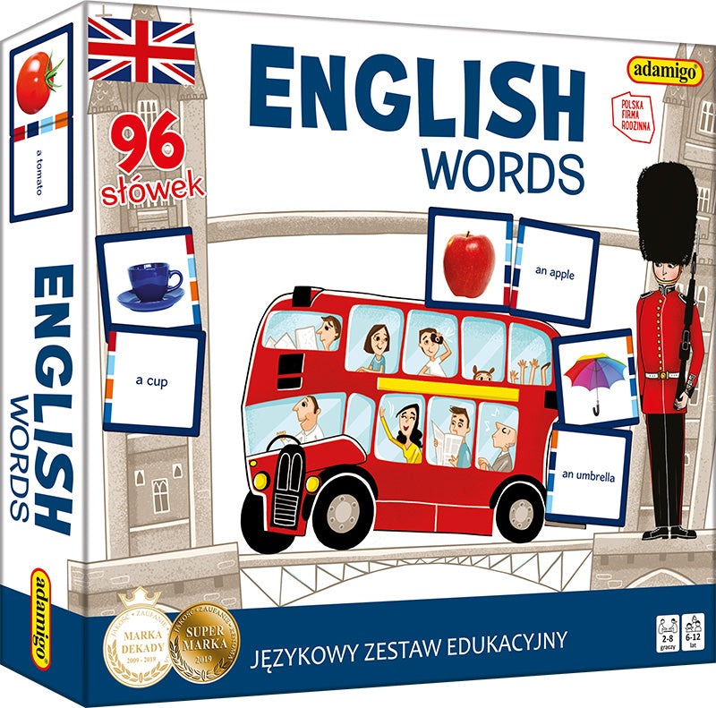Gra English words słówka angielskie