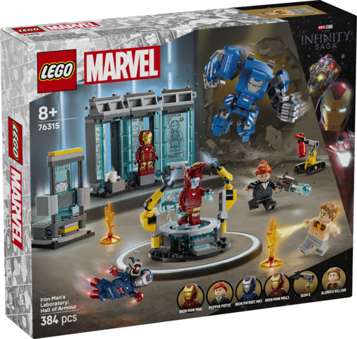 LEGO Super Heroes Laboratorium Iron Mana zbrojownia 76315