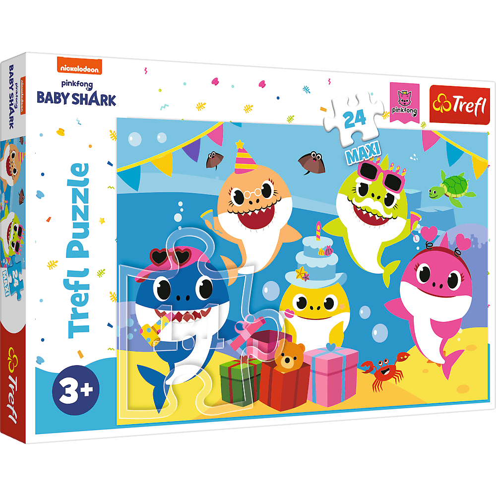Puzzle 24 maxi Wesołe Baby Shark 14337