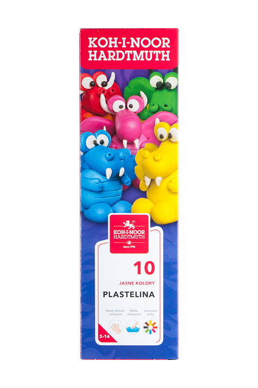 Plastelina Koh-I-Noor 1315s1 10 kolorów 200g
