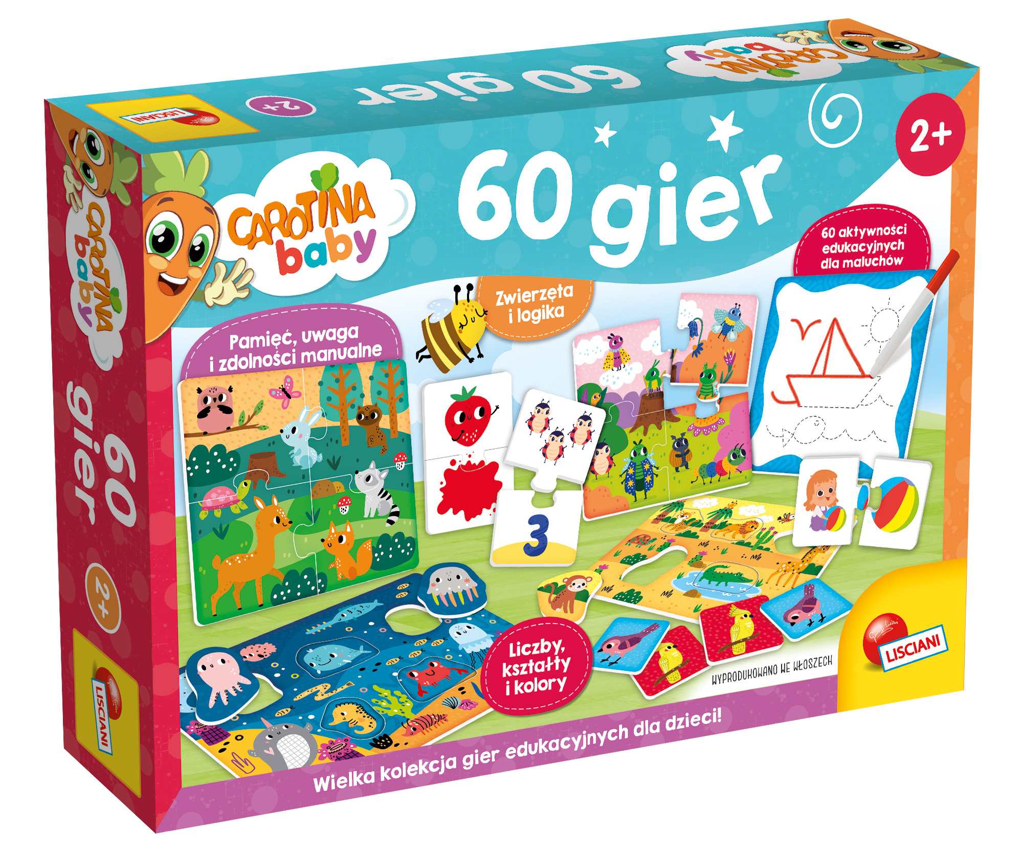 Lisciani Carotina baby 60 gier 304-PL102877