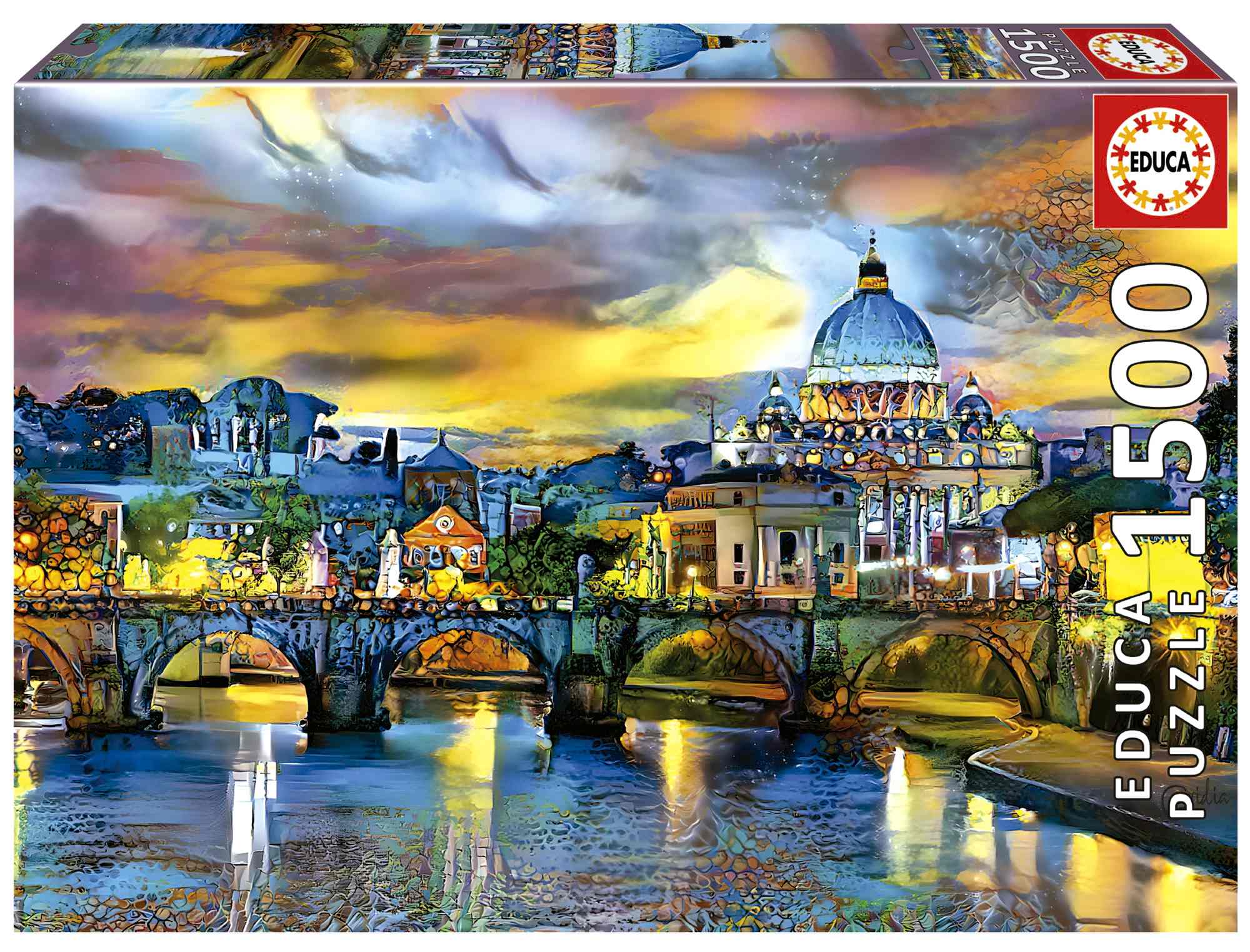 Puzzle 1500 Bazylika Św. Piotra Watykan 111662