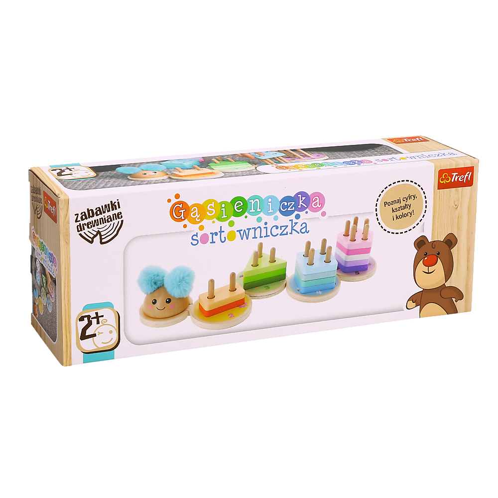 Układanka drewniana Gąsieniczka sortowniczka 61517