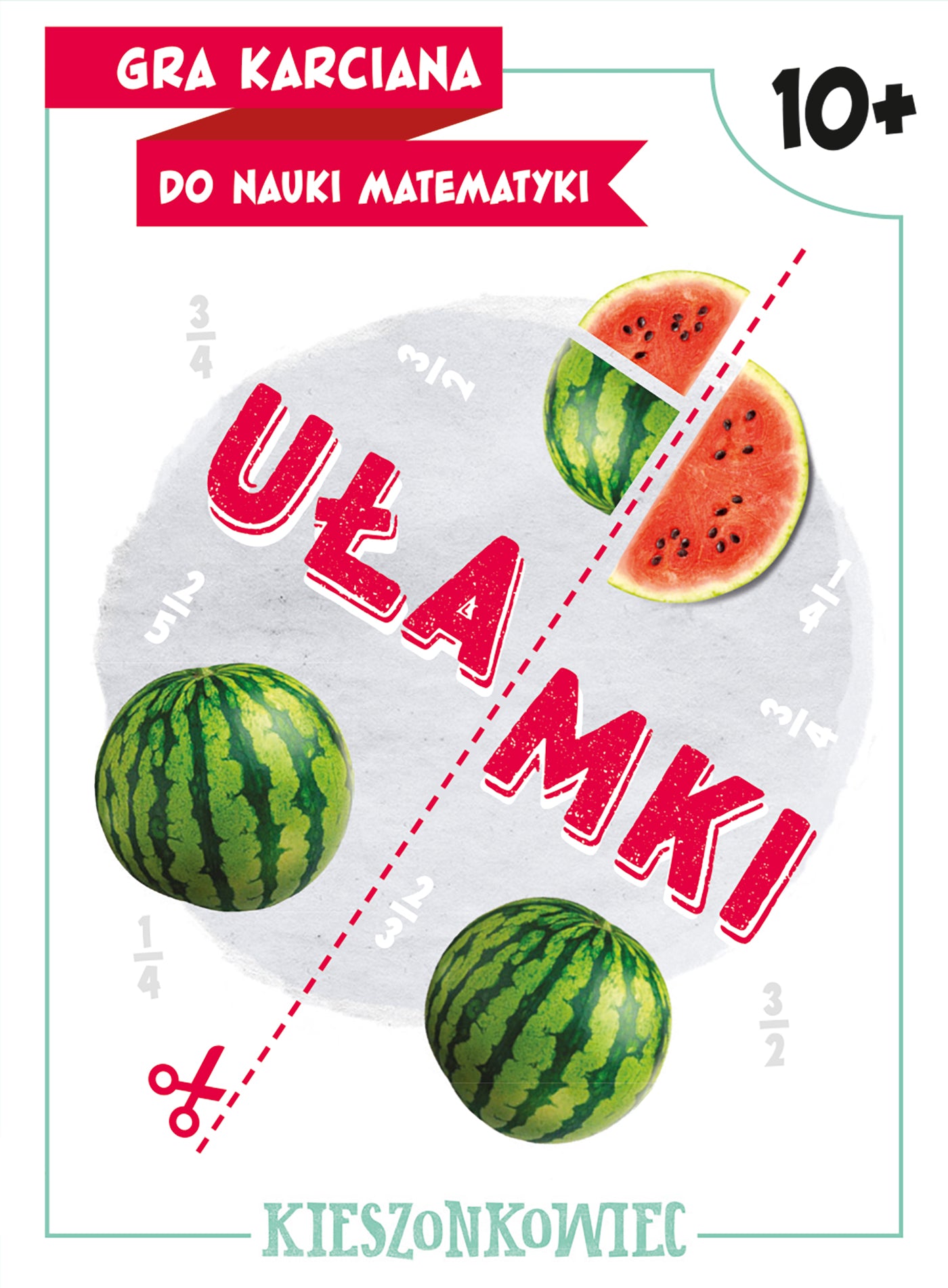 Gra Karciana do nauki matematyki. Ułamki