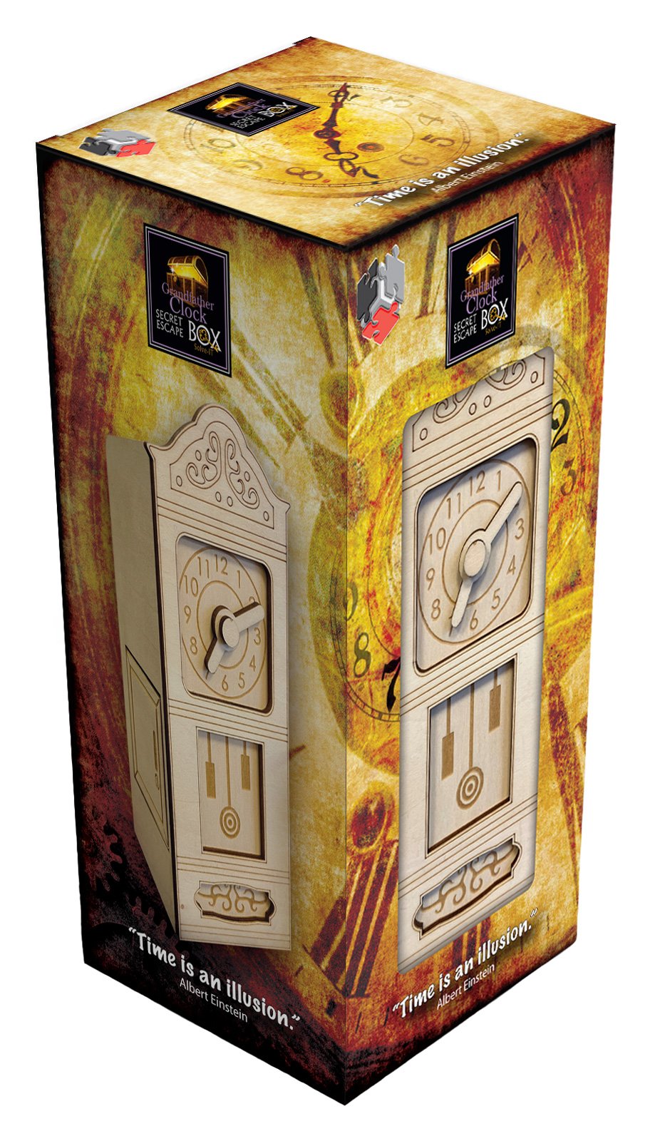 Łamigłówka Escape Box Grandfather Clock Secret poziom 4/4