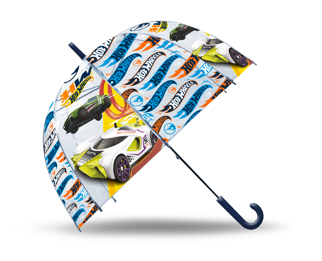 Parasolka przezroczysta Hot Wheels 19cali HW0007
