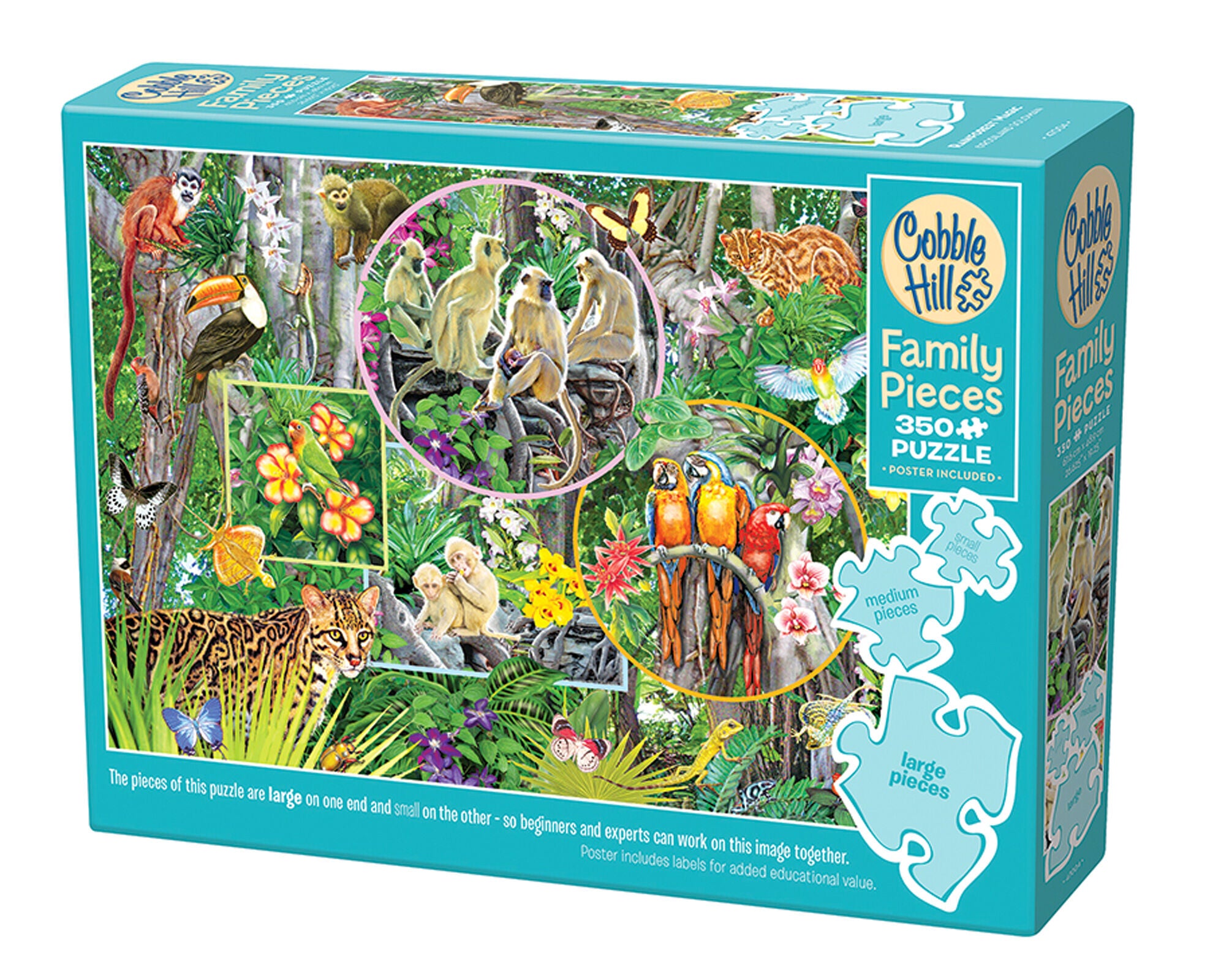 Puzzle 350 Magiczny las deszczowy 112676