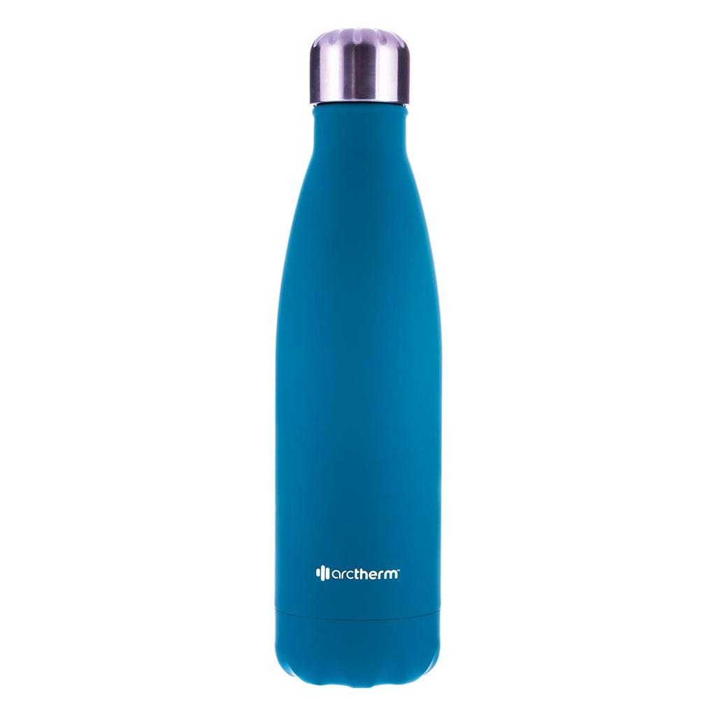 Butelka termiczna turkusowy gumowy 500ml