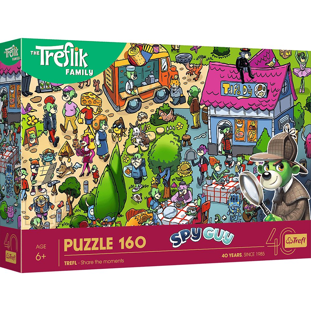 Puzzle 160 40-lecie Trefl Trefliki Celebrują 40052