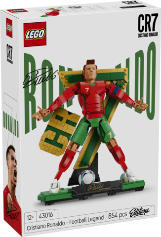 LEGO EDITIONS Cristiano Ronaldo piłkarska legenda 43016