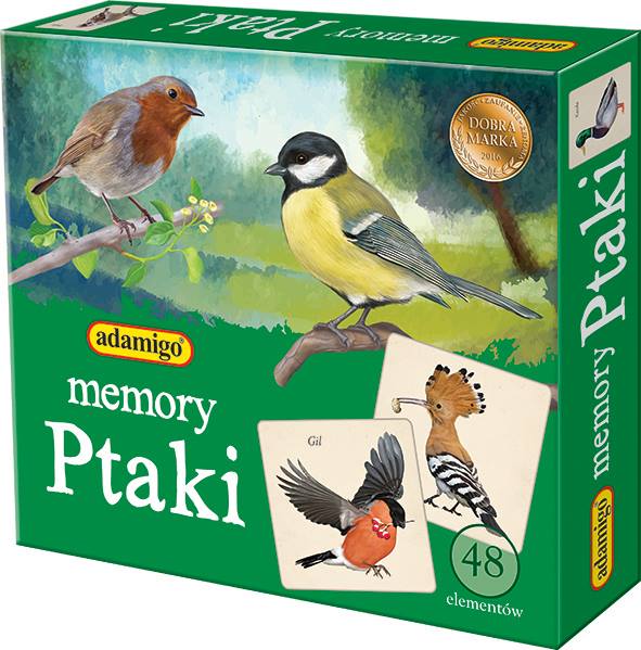 Gra Memory ptaki