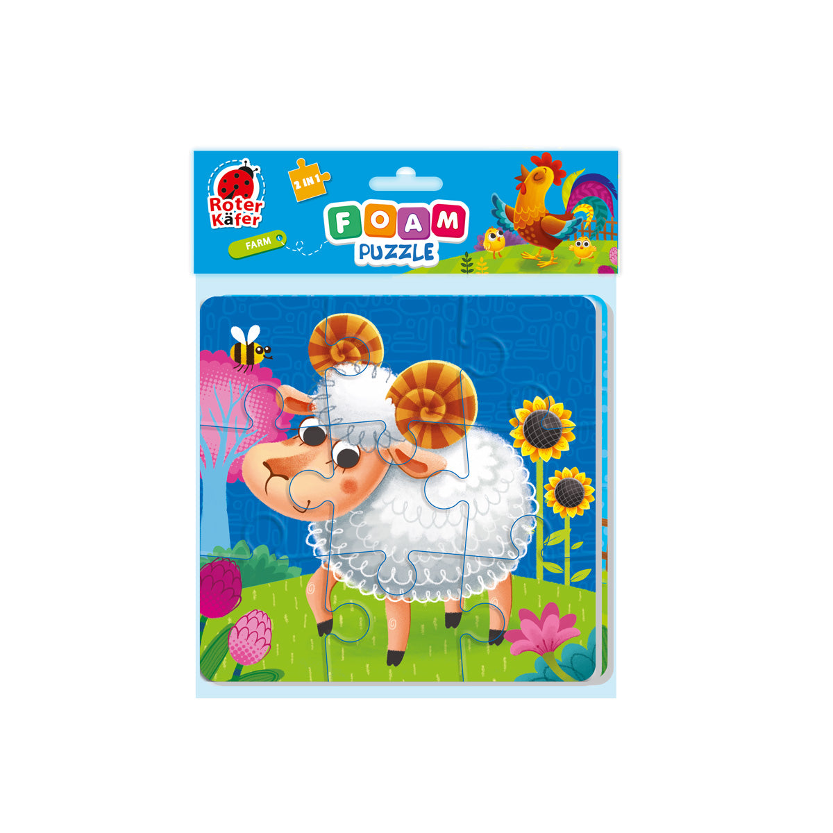 Puzzle 2w1 Farma RK6050-04