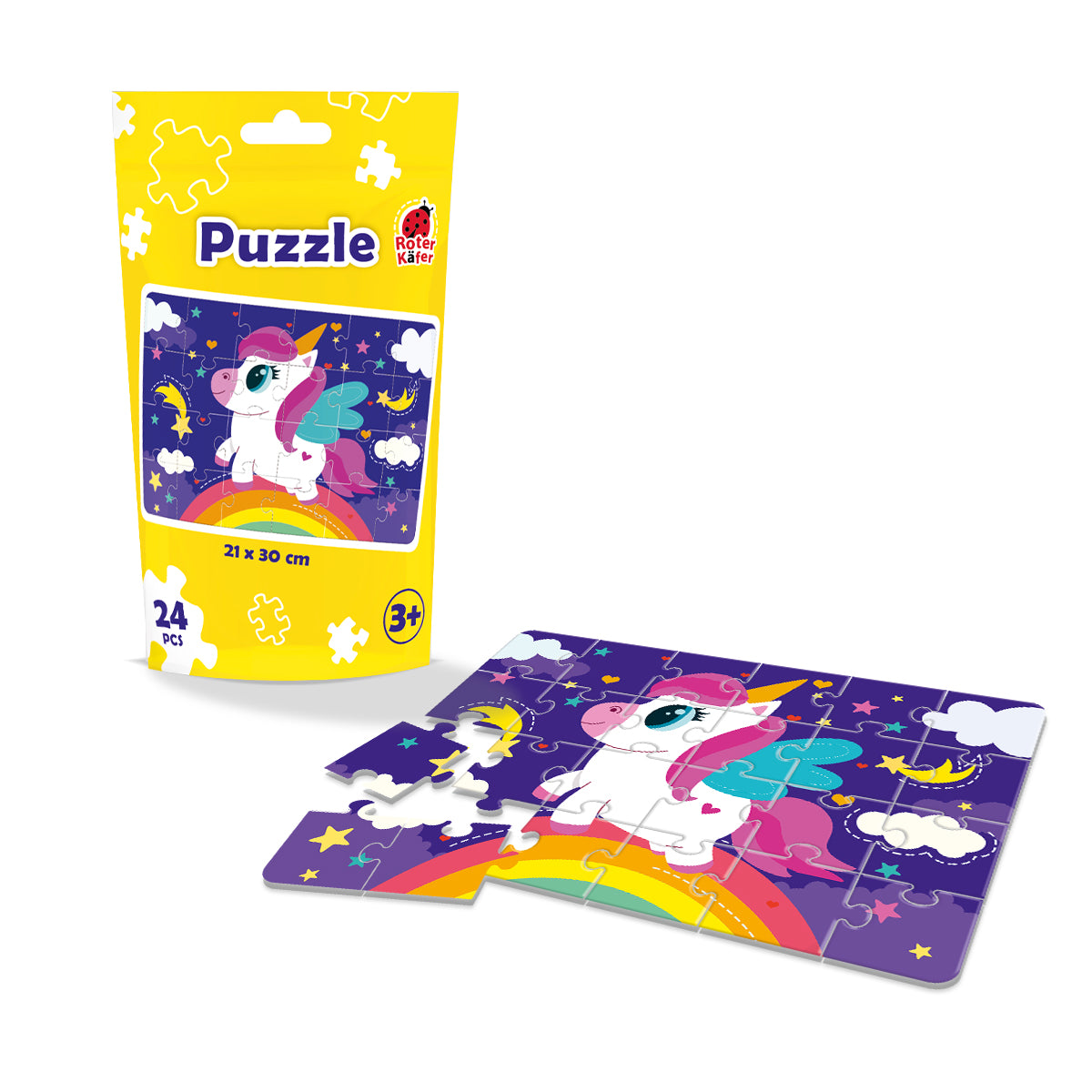 Puzzle 24 saszetka Jednorożec RK1130-07