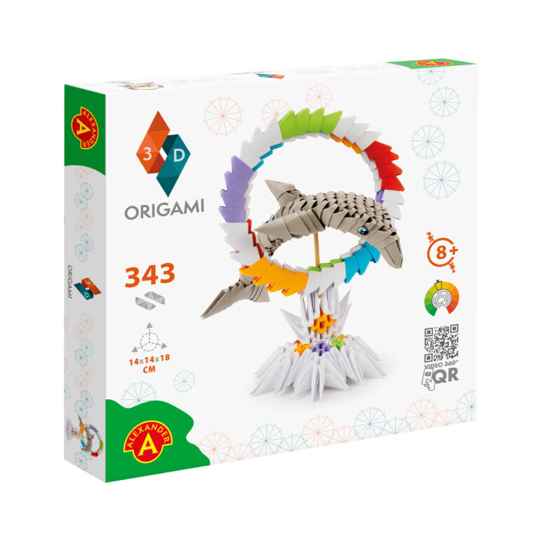 Origami 3D Delfin