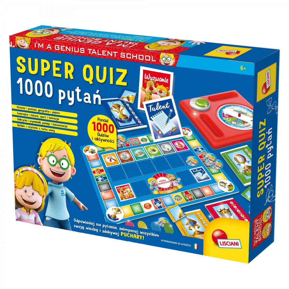Super quiz 1000 pytań I'm a genius 304-PL56477