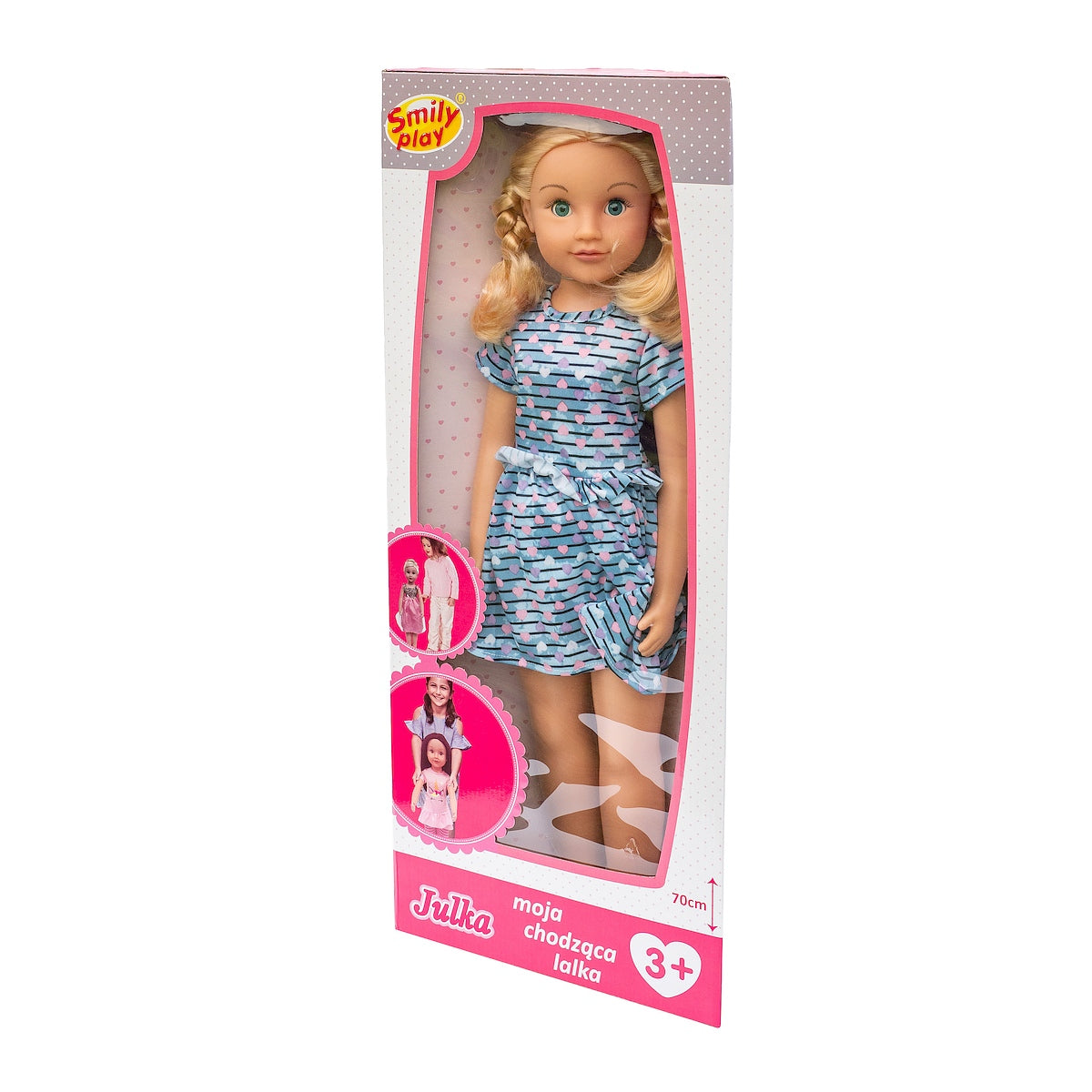 Lalka Julka chodząca za rączkę 70cm SP84500 AN01