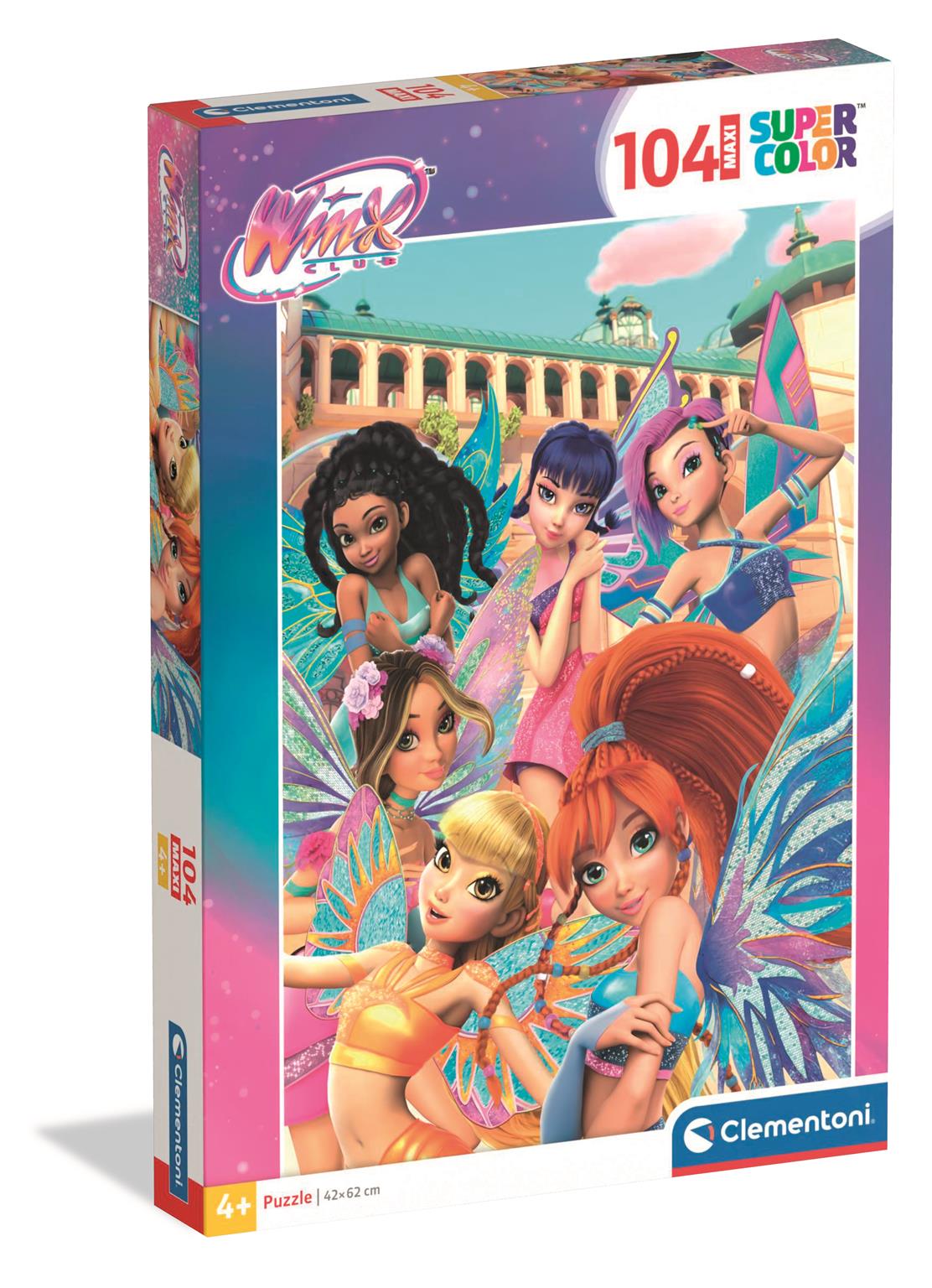 Puzzle 104 Maxi Super kolor Winx 23004