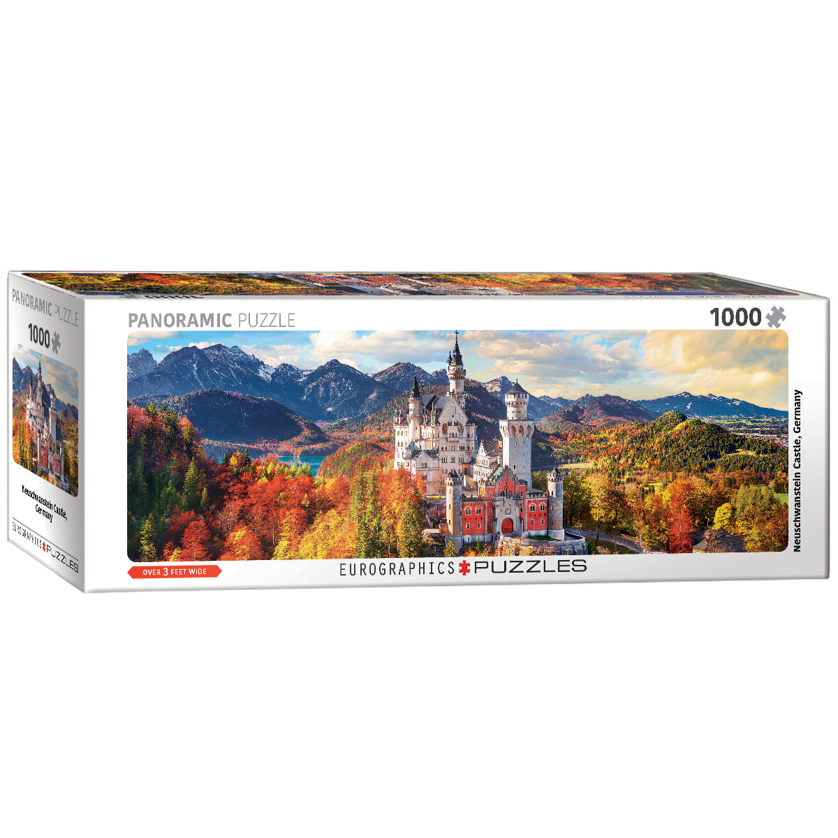 Puzzle 1000 panoramic Neuschwanstein in Fall - Pano 6010-5444
