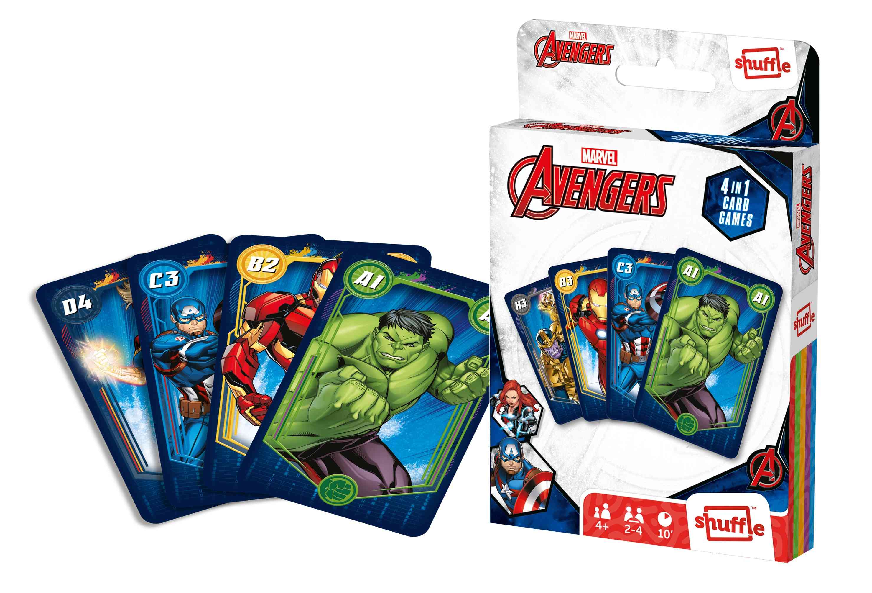 Gra Shuffle Avengers 4w1