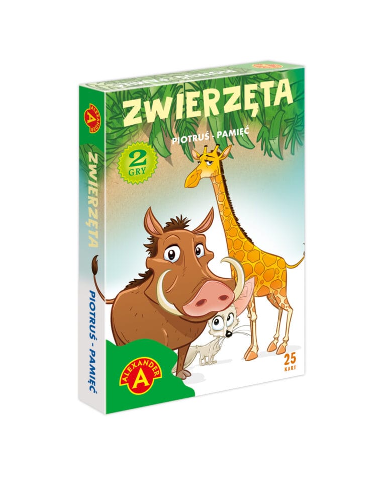 Karty Piotruś + Pamięć Zwierzęta