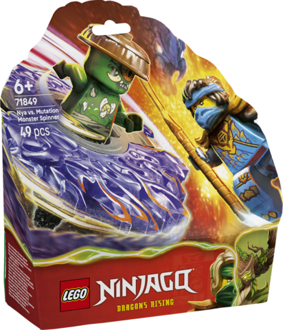 LEGO Ninjago Nya kontra zmutowany potwór na spinnerze 71849