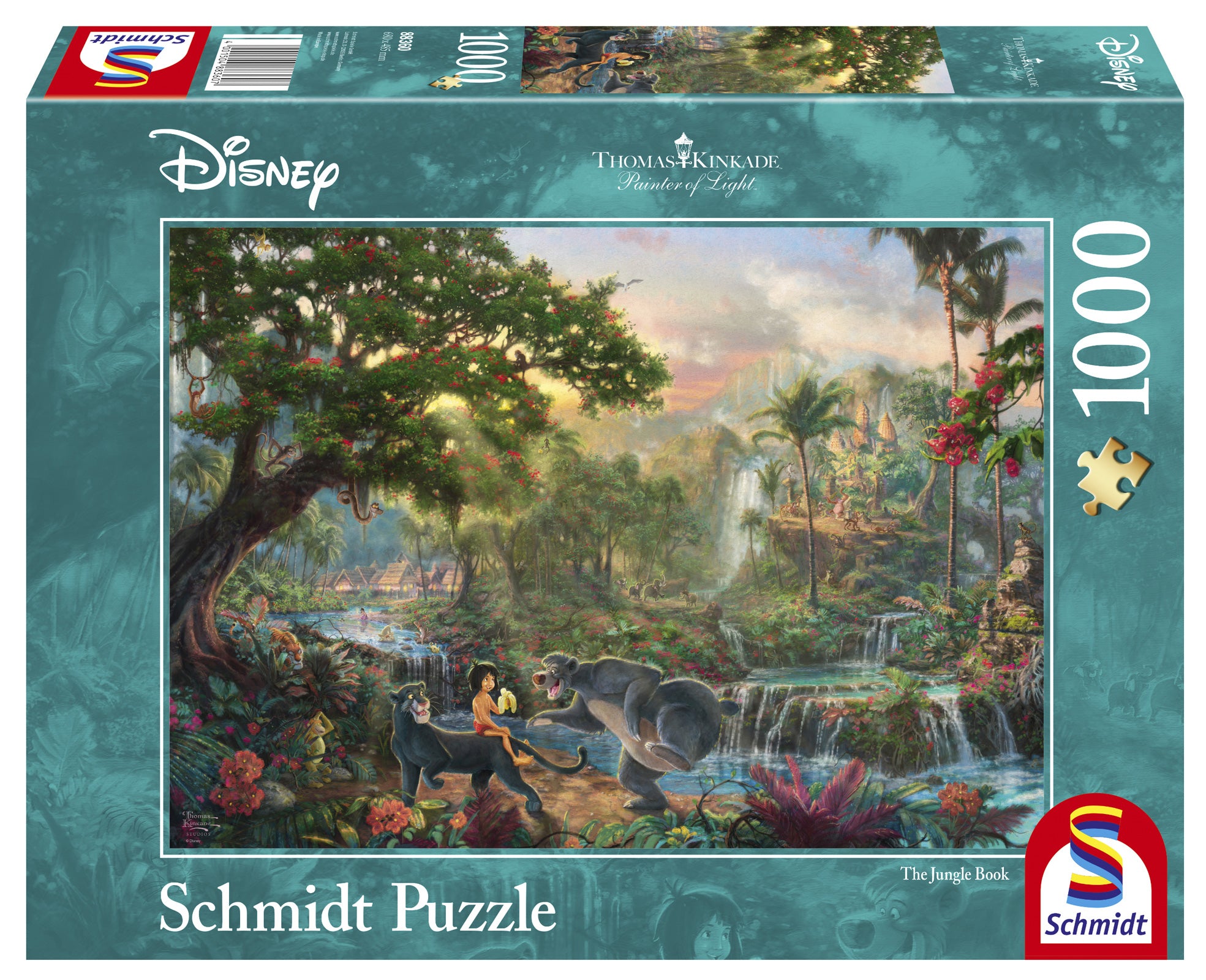 Puzzle 1000 SQ T. Kinkade Księga dżungli 110745