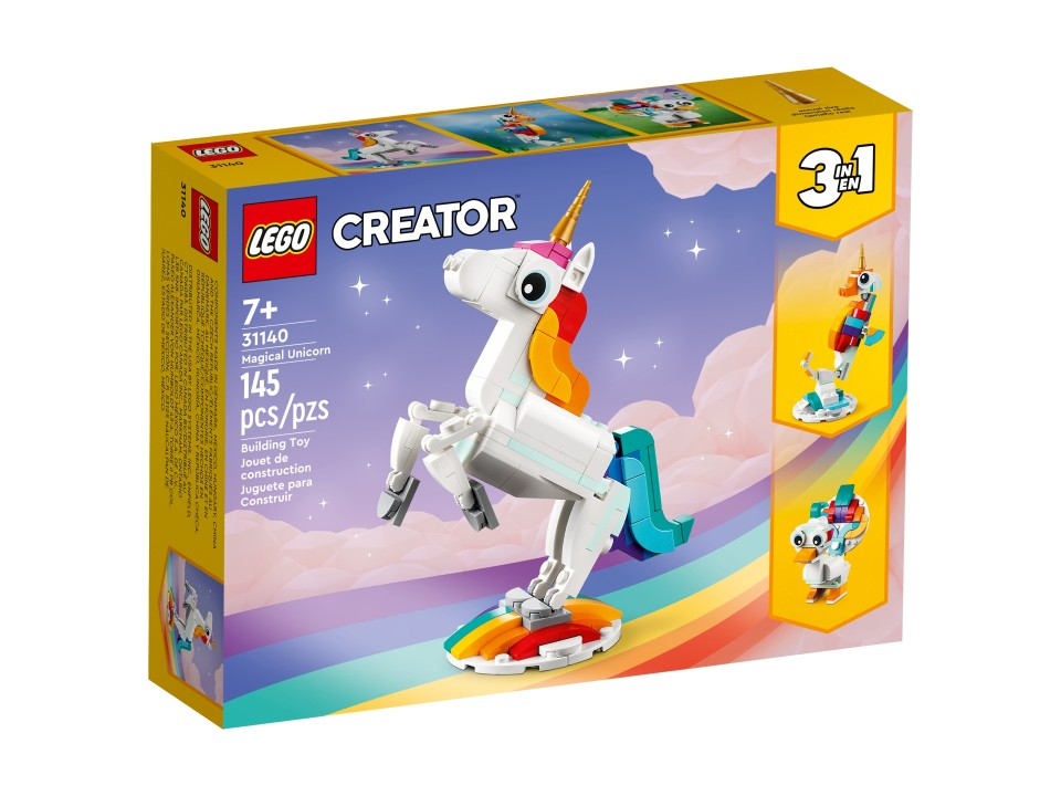 LEGO Creator 3w1 Magiczny Jednorożec 31140