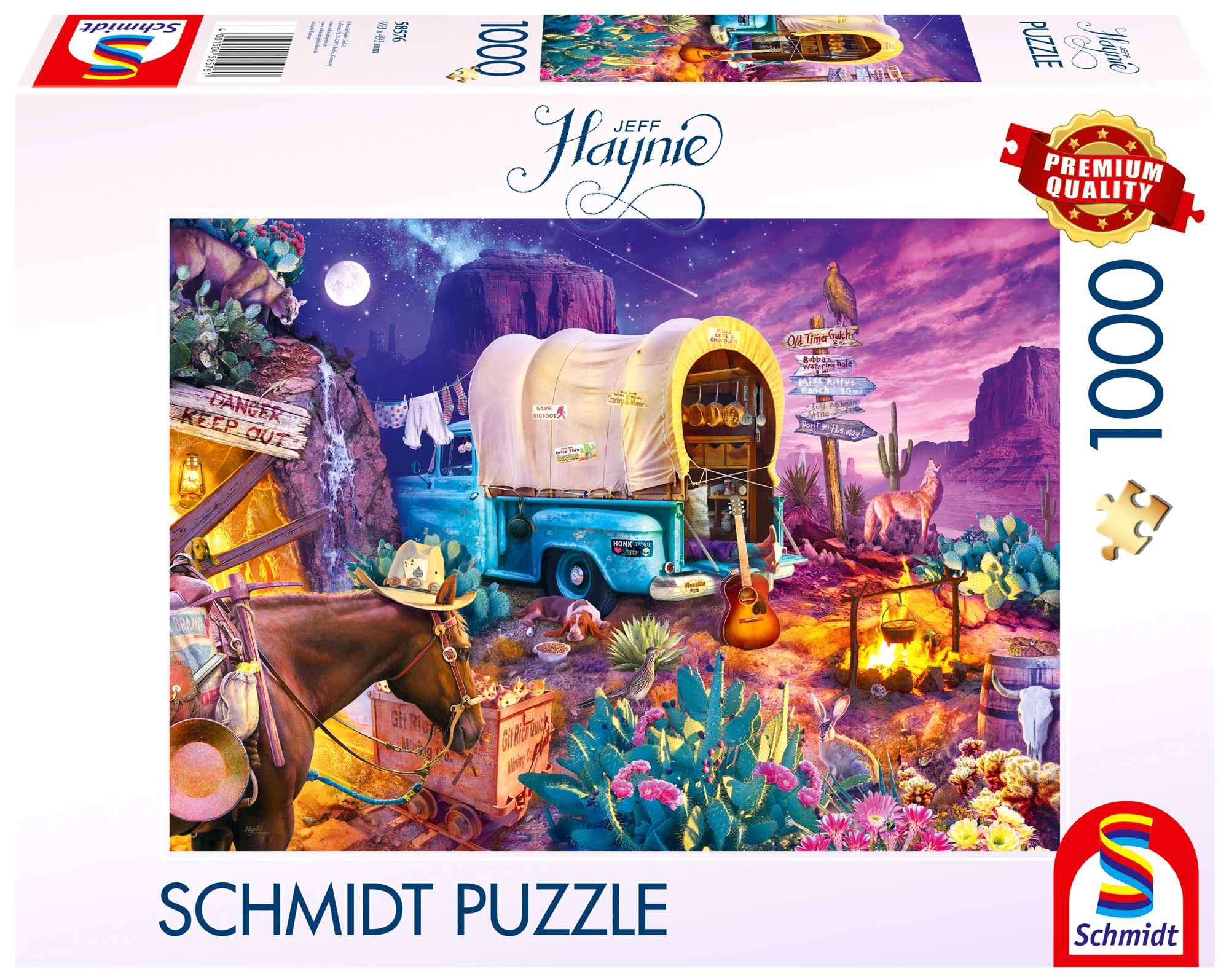 Puzzle 1000 PQ Jeff Haynie Biwak na dzikim zachodzie 113364