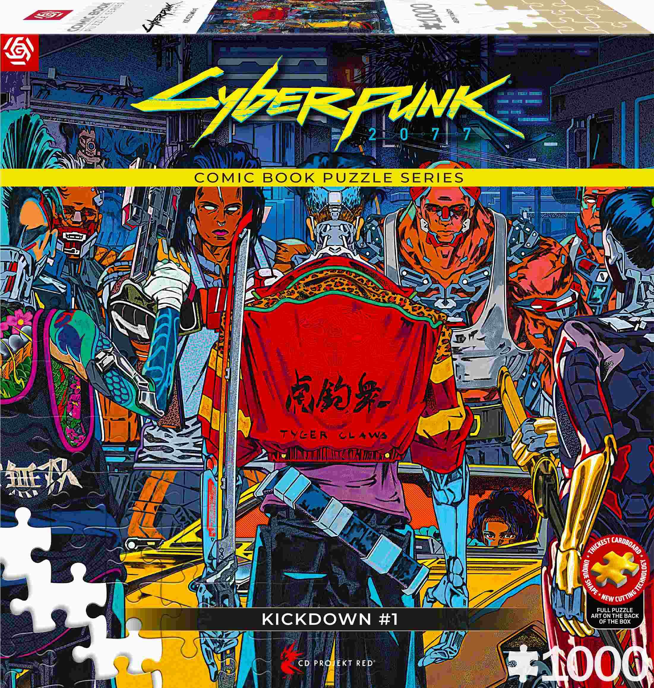 Puzzle 1000 Comic Book Cyberpunk 2077 Kickdown