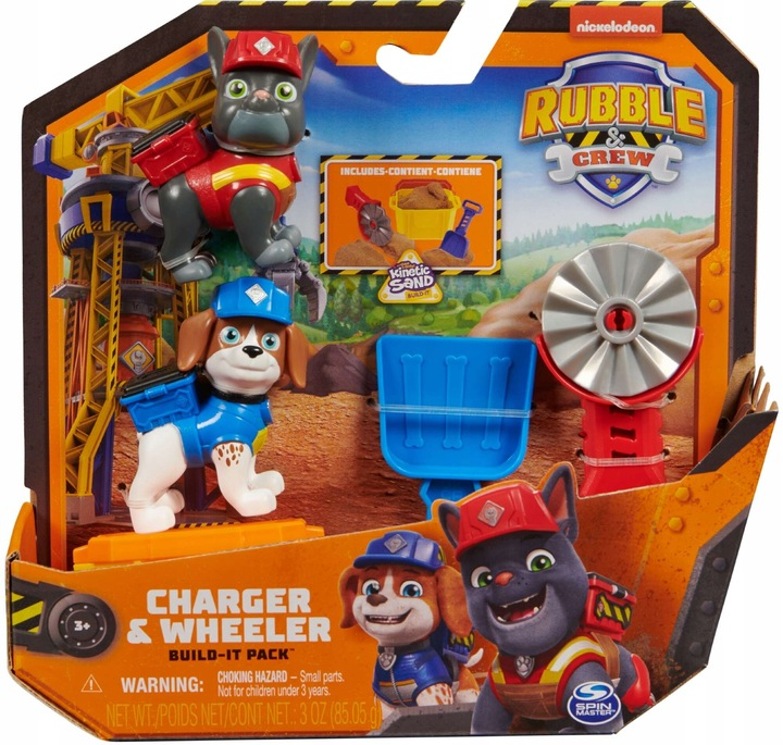 Zestaw Figurek Charger i Wheeler Rubble i jego Ekipa