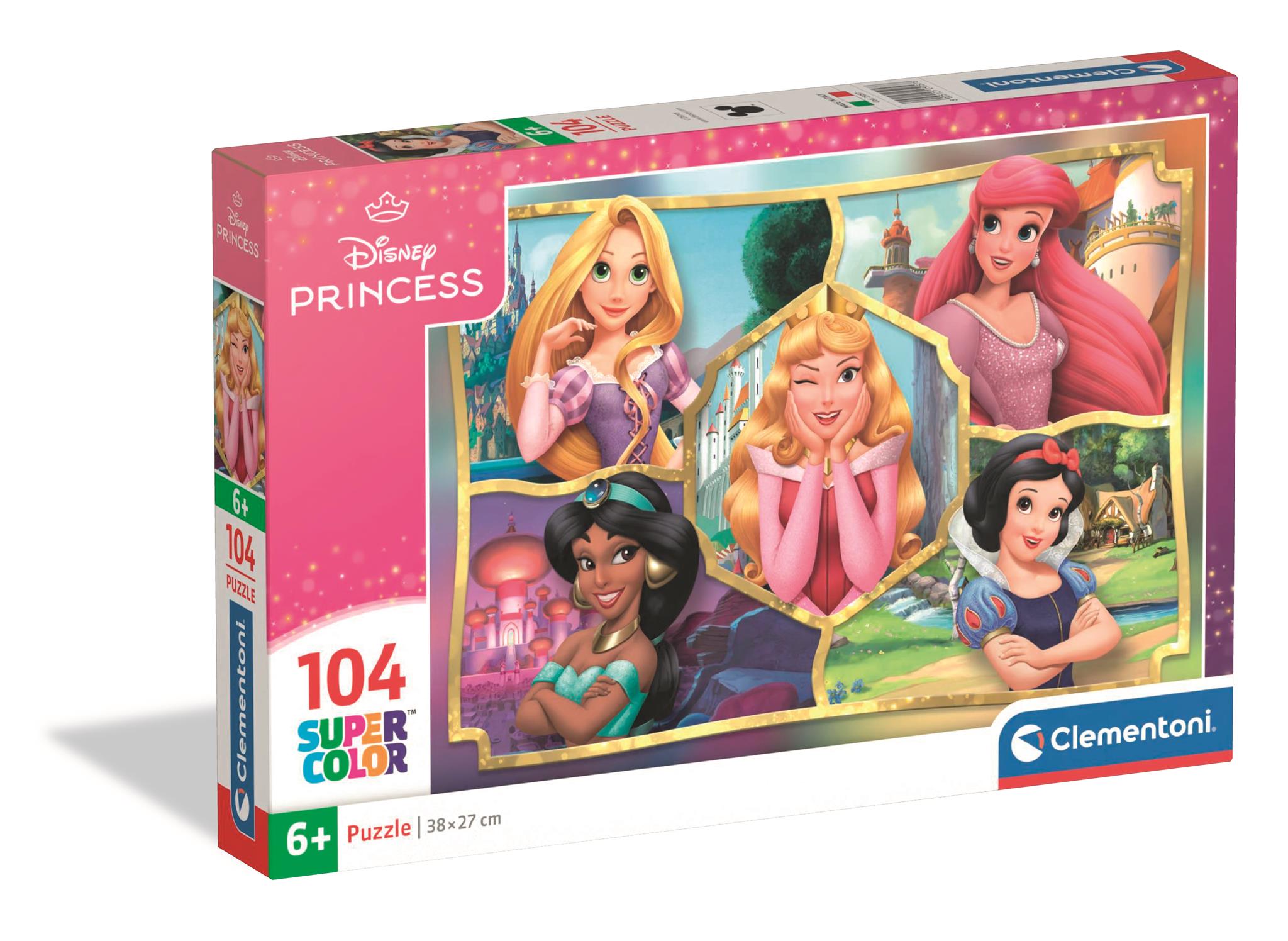 Puzzle 104 Super kolor Princess 25057