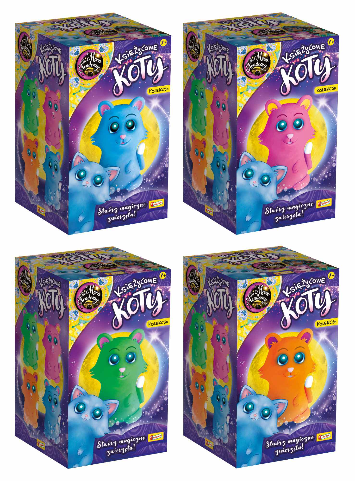 Lisciani Moon Academy Kolekcja księżycowych kotów 1szt.mix 304-106059