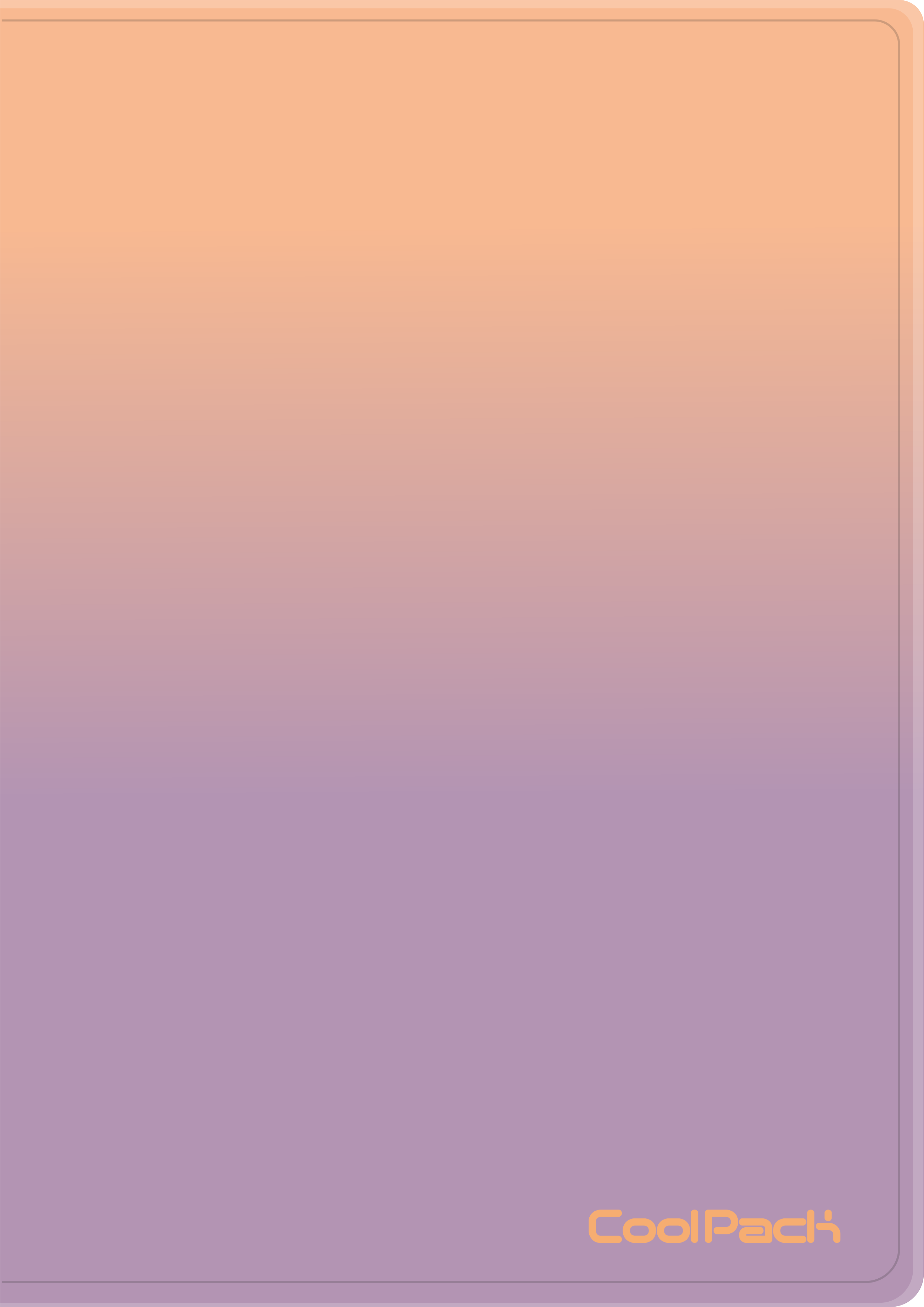 Teczka clear book A4 Coolpack Gradient 20 koszulek BERRY