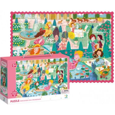 Puzzle 100 Księżniczki na promenadzie DOP300404