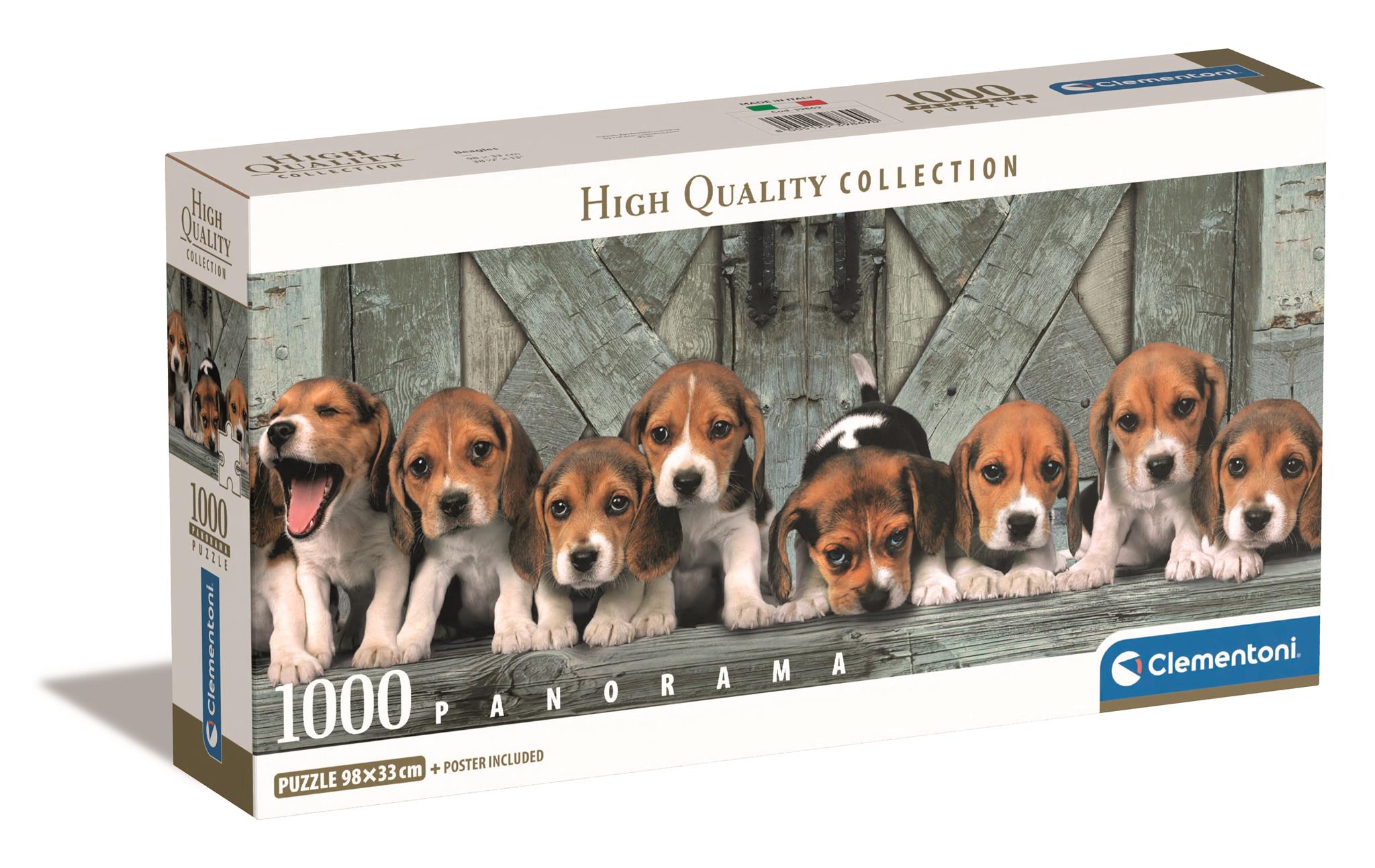 Puzzle 1000 Panorama Compact Beagles 39869