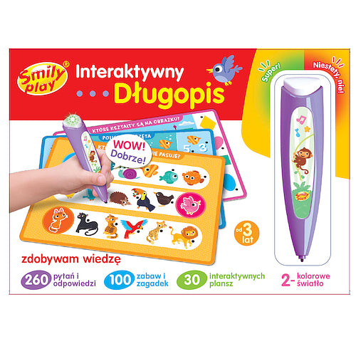 Interaktywny długopis Zdobywam wiedzę SP98305 AN01
