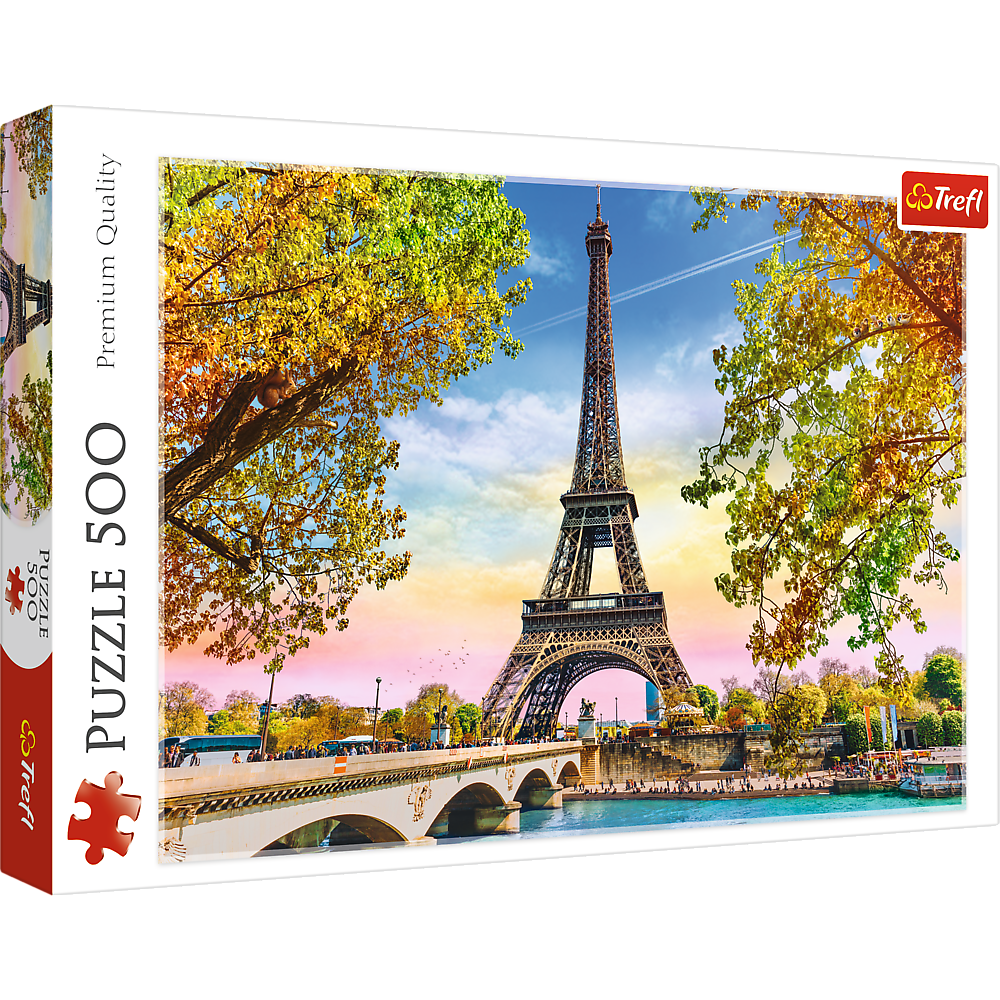 Puzzle 500 Romantyczny Paryż 37330