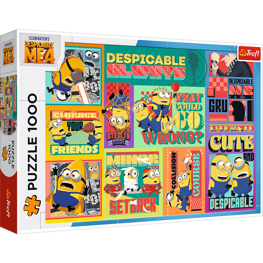 Puzzle 1000 Szalone przygody Minionków 10820