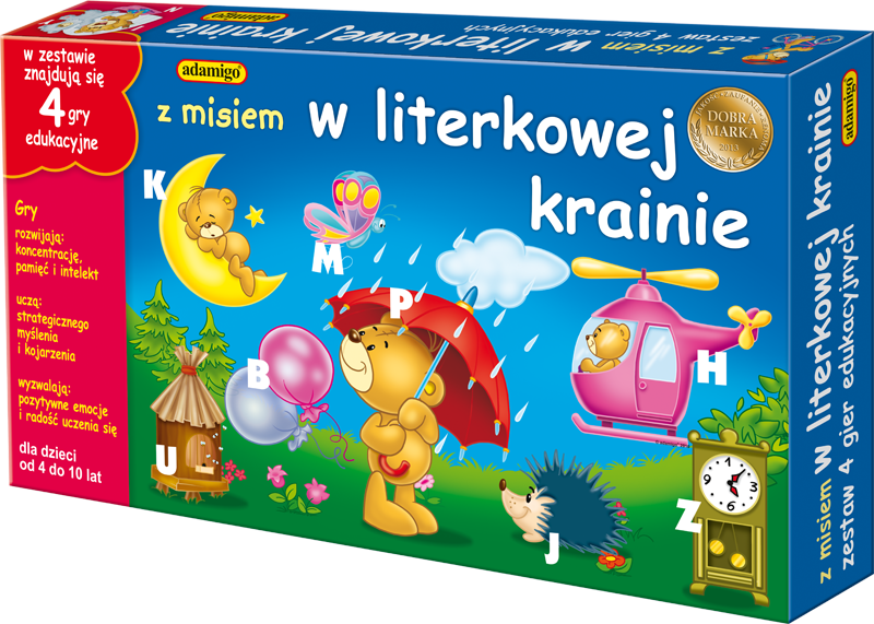 Gra Z misiem w literkowej krainie