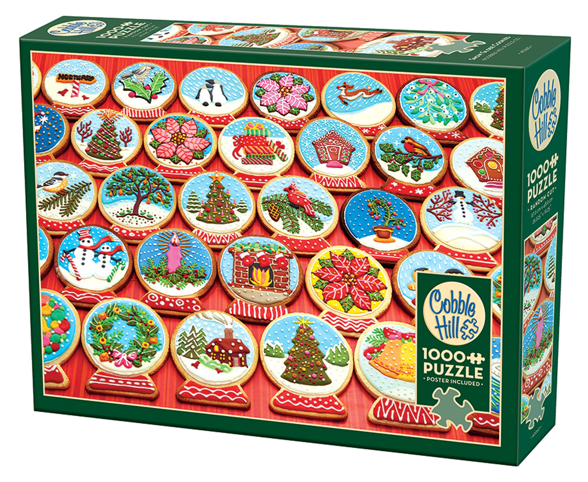 Puzzle 1000 Ciasteczka w kształcie śnieżnej kuli 112696
